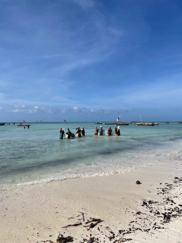 Fisherwomen at Nungwi beach