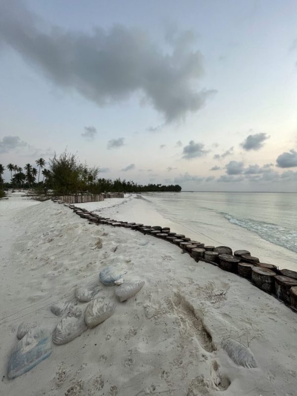 Michanvi Beach, one of the places you can visit on your own in Zanzibar.