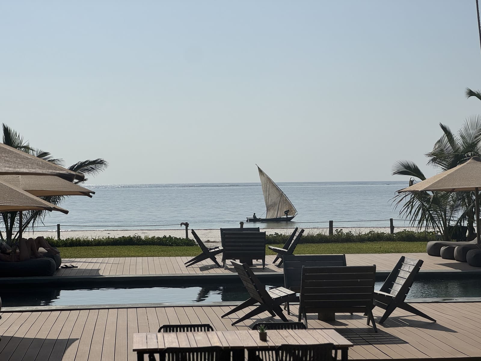 Hotel delante de la playa en Diani Beach Kenia