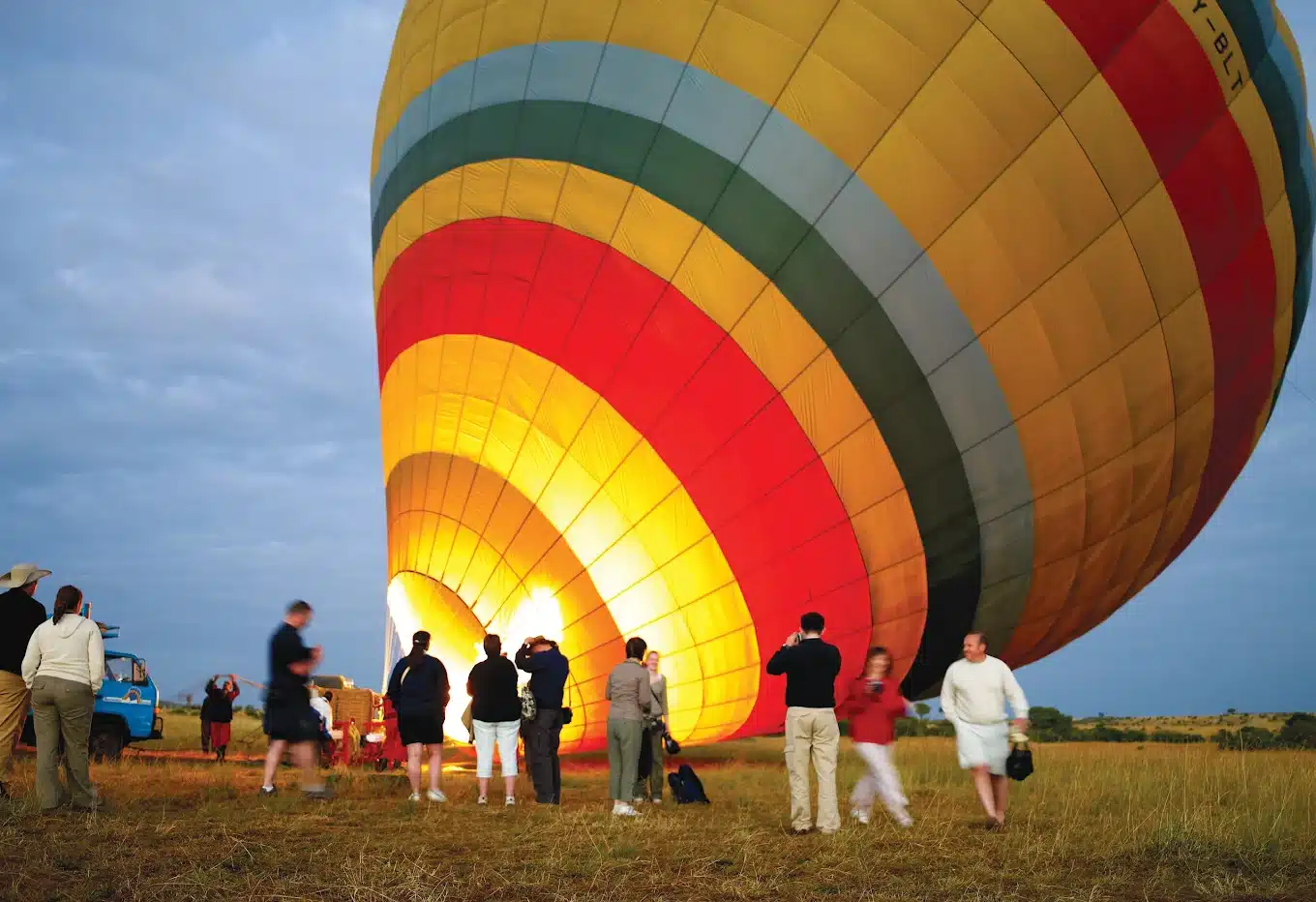 Volar en globo se puede hacer en el Serengueti y en el Masái Mara a precios parecidos.
