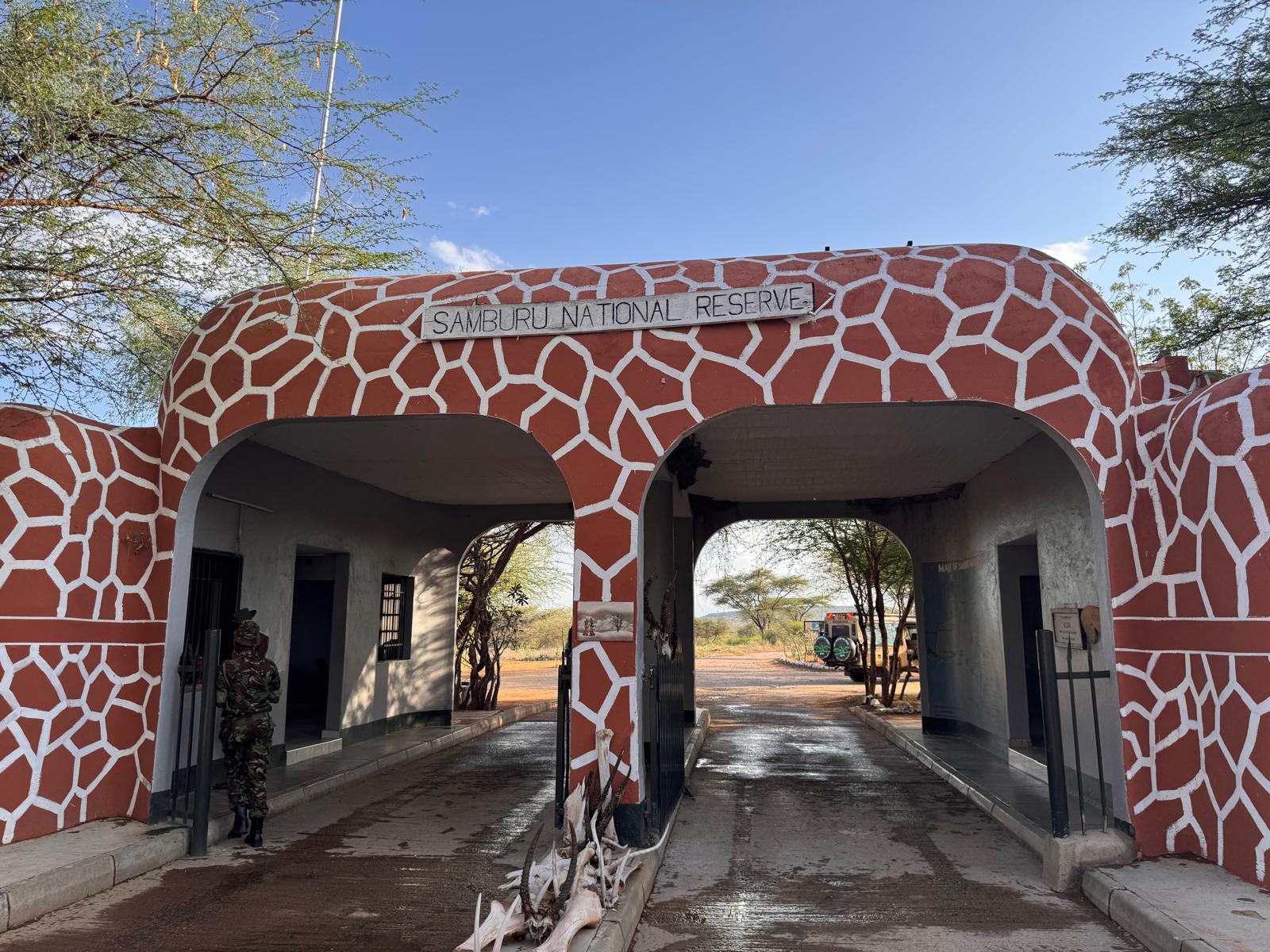 Entrada a la Reserva Nacional de Samburu.